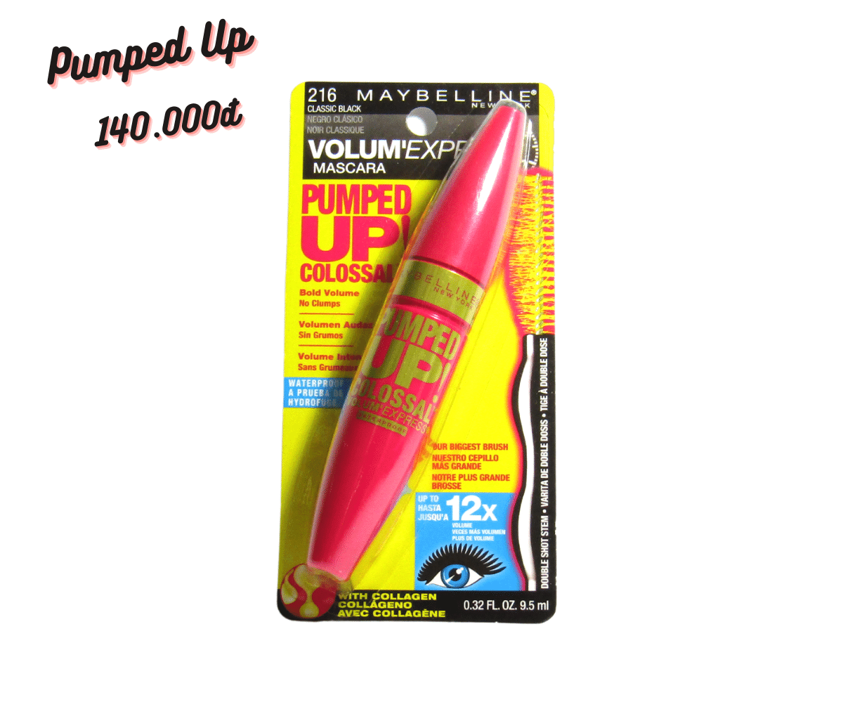  Maybelline Pump Up Colossal Mascara