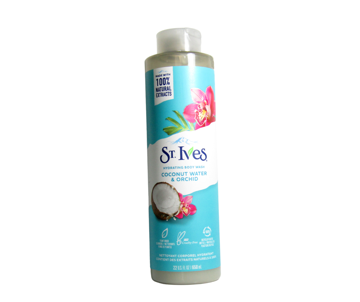 3/ Sữa Tắm hiệu quả dưỡng ẩm tốt St.Ives Coconut Water & Orchid Hydrating Body Wash Body Wash.