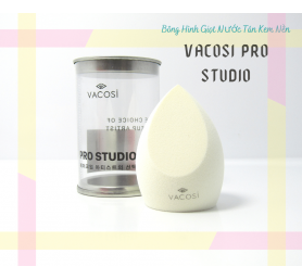 Bông Tán Kem Nền Hình Giọt Nước Vacosi Pro Studio 