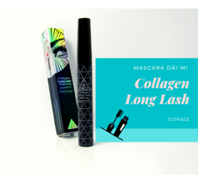 Mascara Không Trôi Top Face Collagen Long Lash Mascara Waterproof