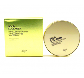 Phấn Phủ Nén Chống Nhăn Gold Collagen Ampoule Two Way Pact 9,5g